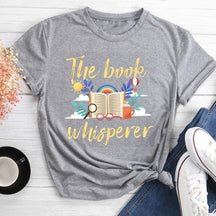 T-shirt col rond Book Whisperer
