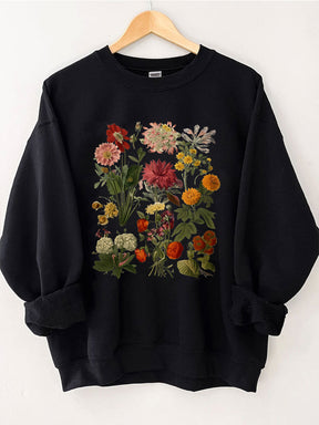 Cottagecore Vintage Blumen Sweatshirt