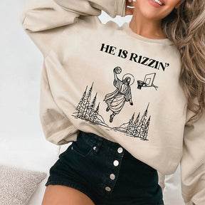 He is Risen Easter Sweatshirt