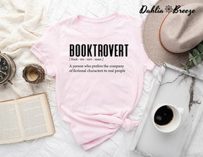 Booktrovert Definition Bookish T-shirt