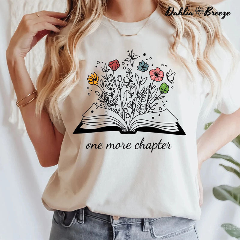 T-shirt drôle de lecture d'un chapitre de plus