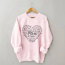 Mom Heart Sweatshirt