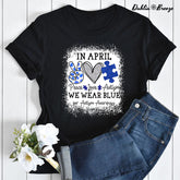 Peace Love Autism Awareness T-shirt