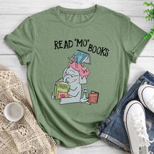 T-shirt à col rond Read Mo Books