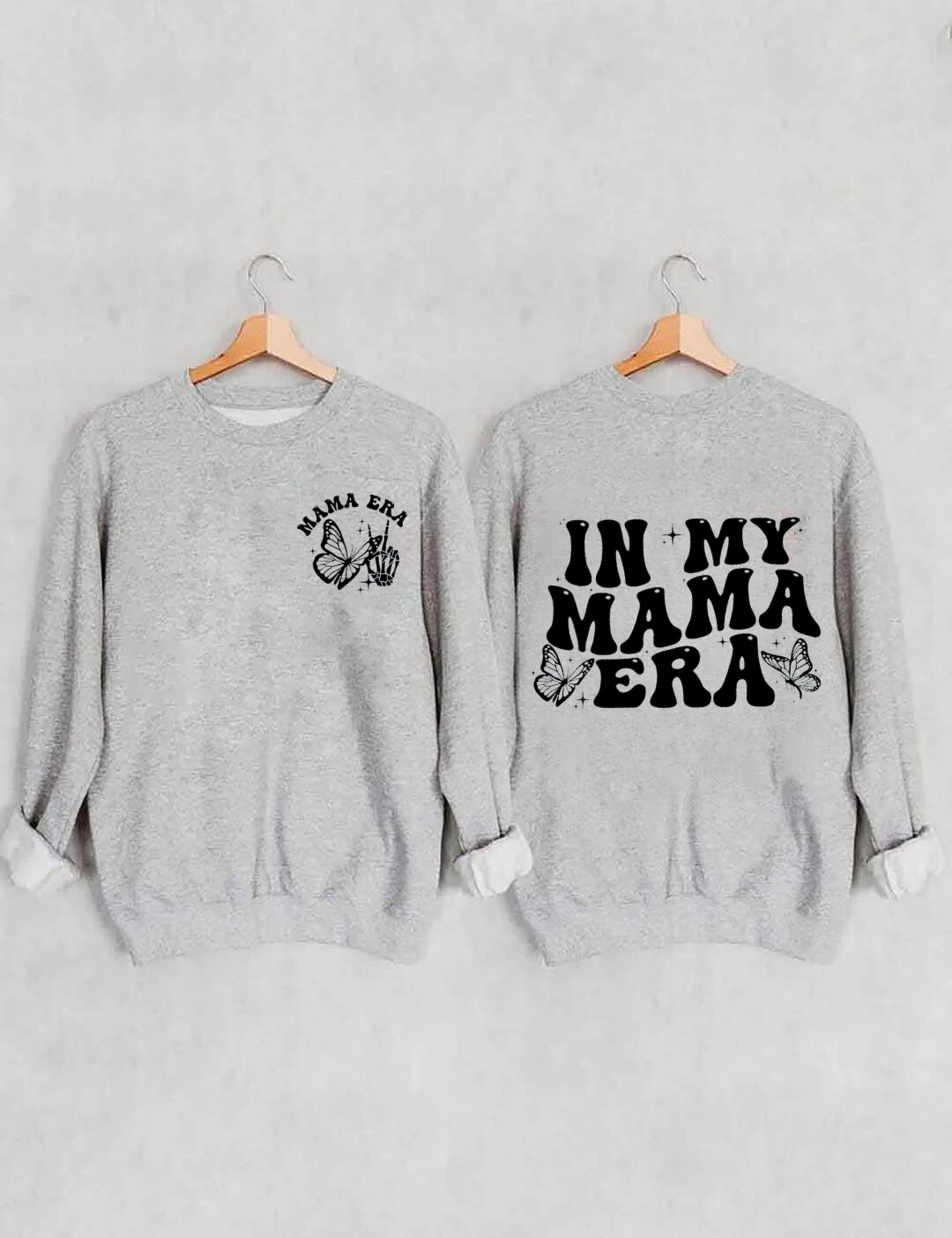 In meinem MaMa-Ära-Sweatshirt