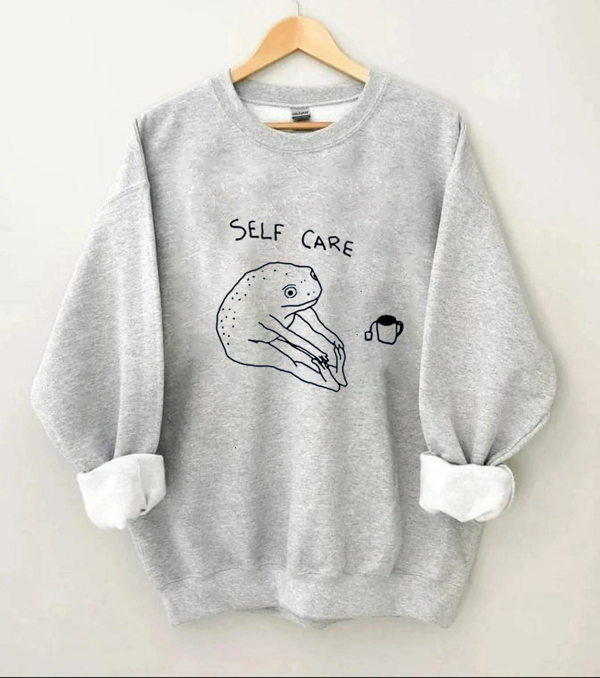 Selbstpflege-Sweatshirt 