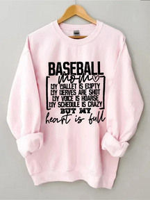 Sweat-shirt maman baseball