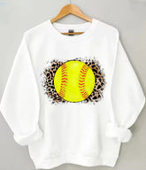 Leopard Baseball Sweastshirt