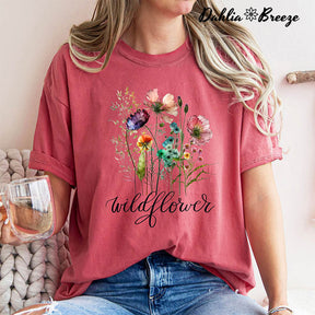 T-shirt Botanique Fleur Sauvage