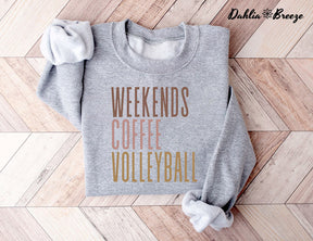 Weekend Coffee Volleyball Sweatshirt