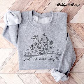 Sweat-shirt Bookish Crewneck Just One More Chapter