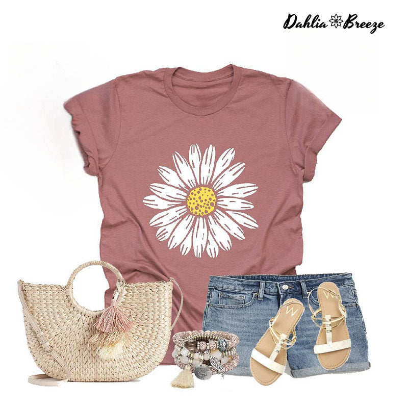 Boho Daisy Wildflower T-shirt