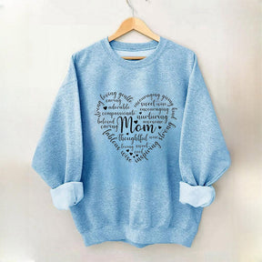 Mom Heart Sweatshirt