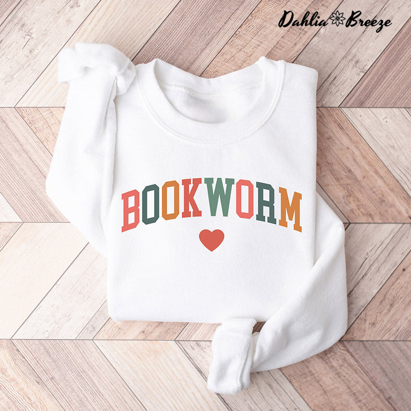 Bookworm Cute Teacher Books Lover Sweatshirt