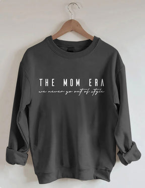 Das Mom-Ära-Sweatshirt kommt nie aus der Mode