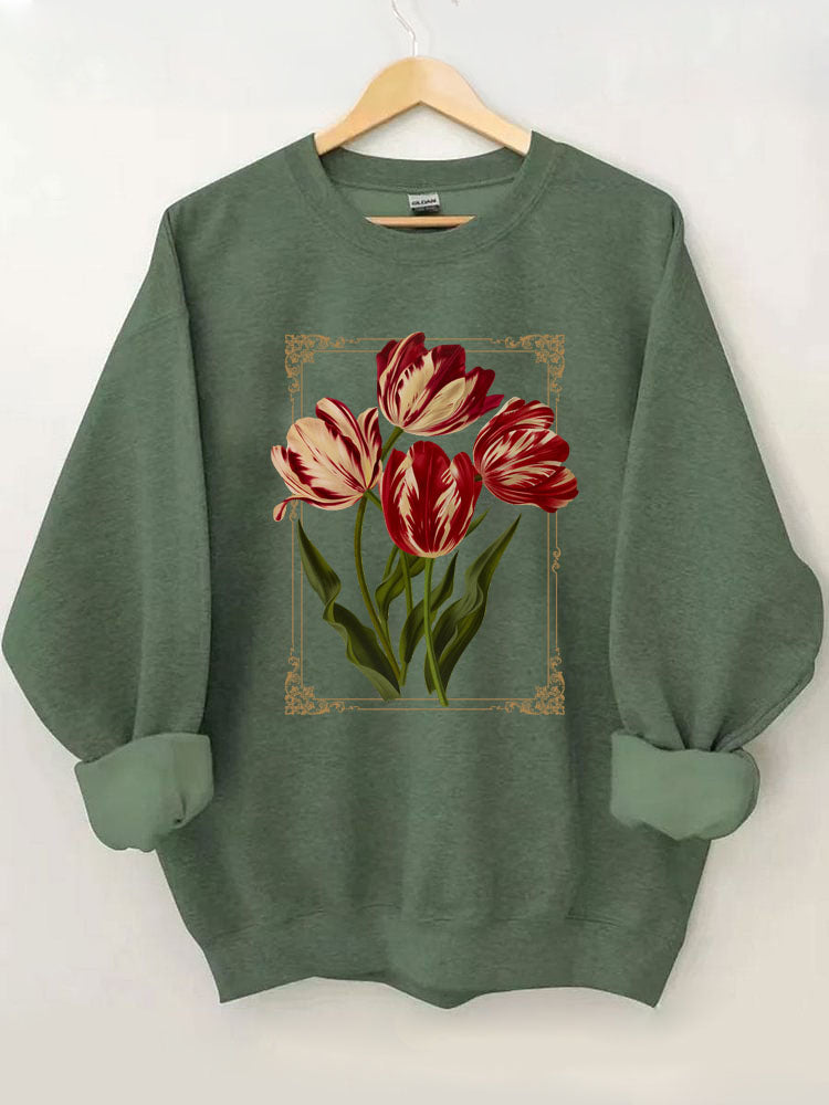 Flowers Botanical Sweatshirt