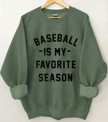 Le baseball est mon sweat-shirt de saison préféré 