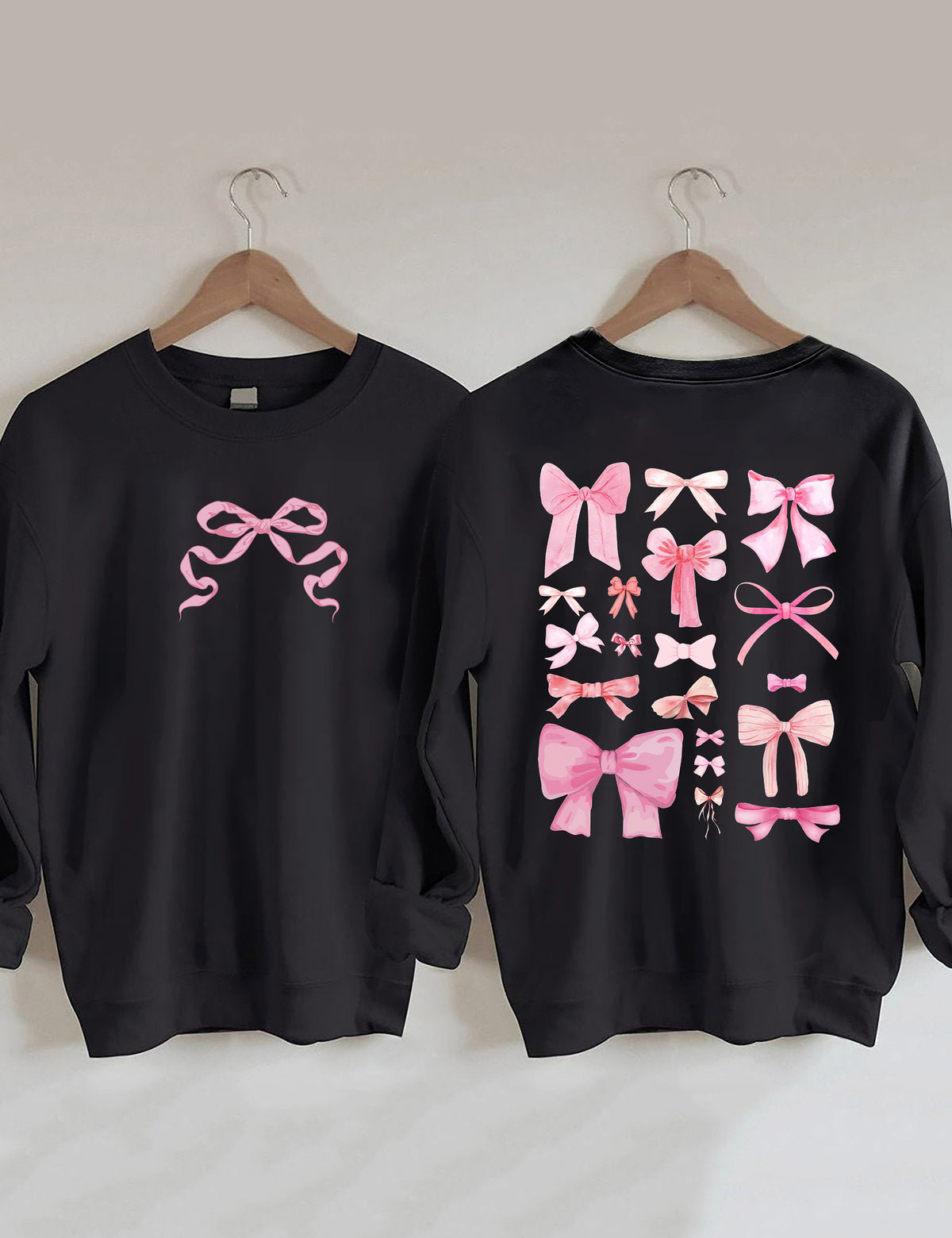 Pink Bow Cute Sweatshirt