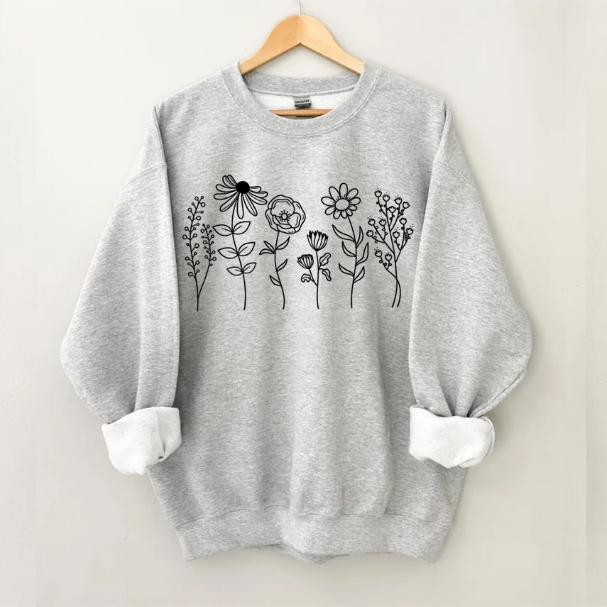Wildflowers Botanical Sweatshirt