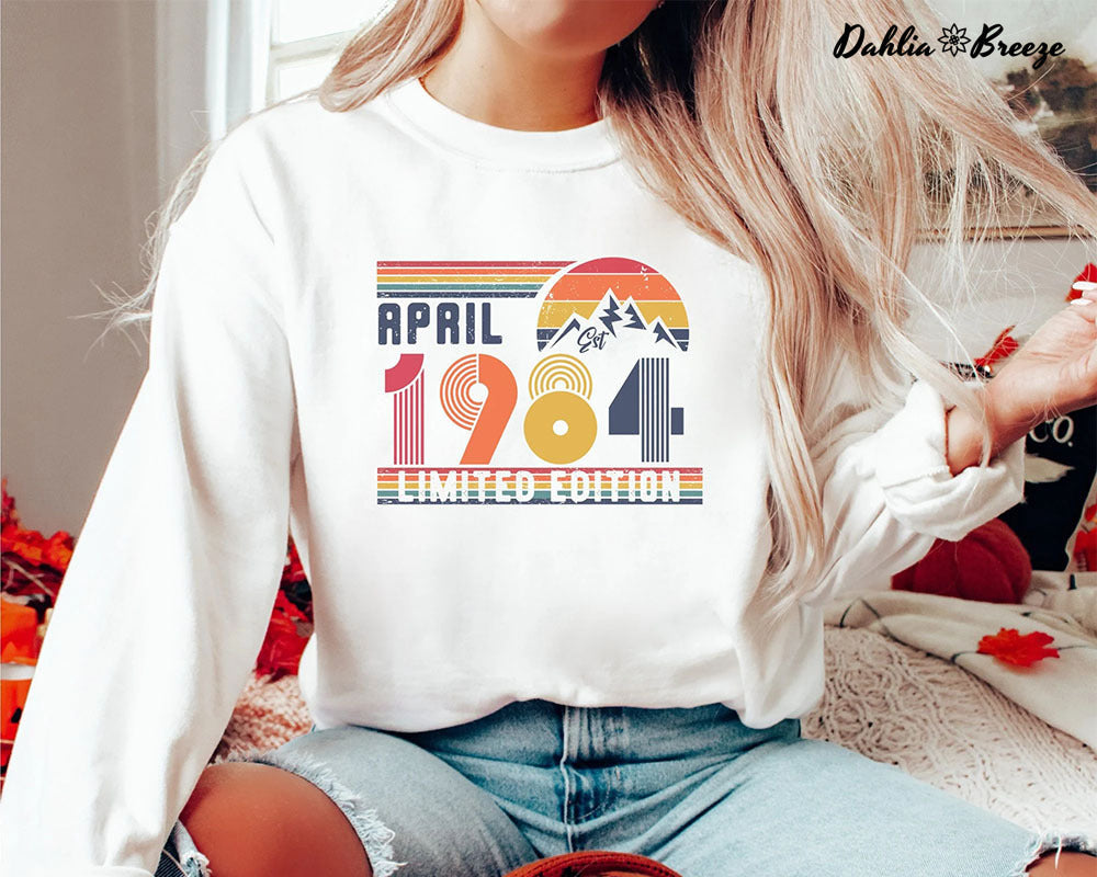 Sweat-shirt anniversaire 1984