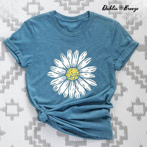 T-shirt Boho Daisy Fleurs Sauvages