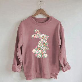 Sweat-shirt Lapin Floral