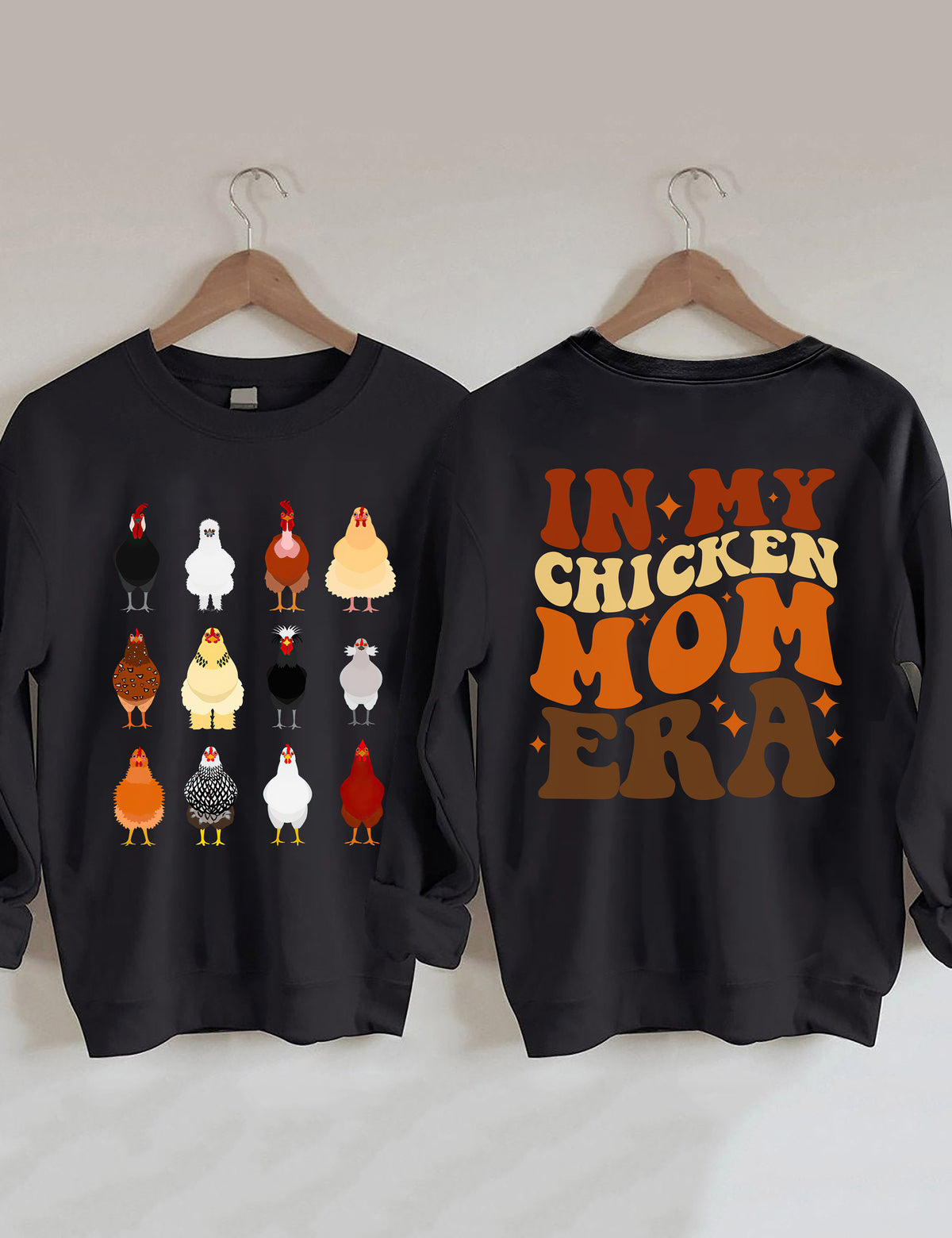 In meinem Chicken Mom Era Sweatshirt