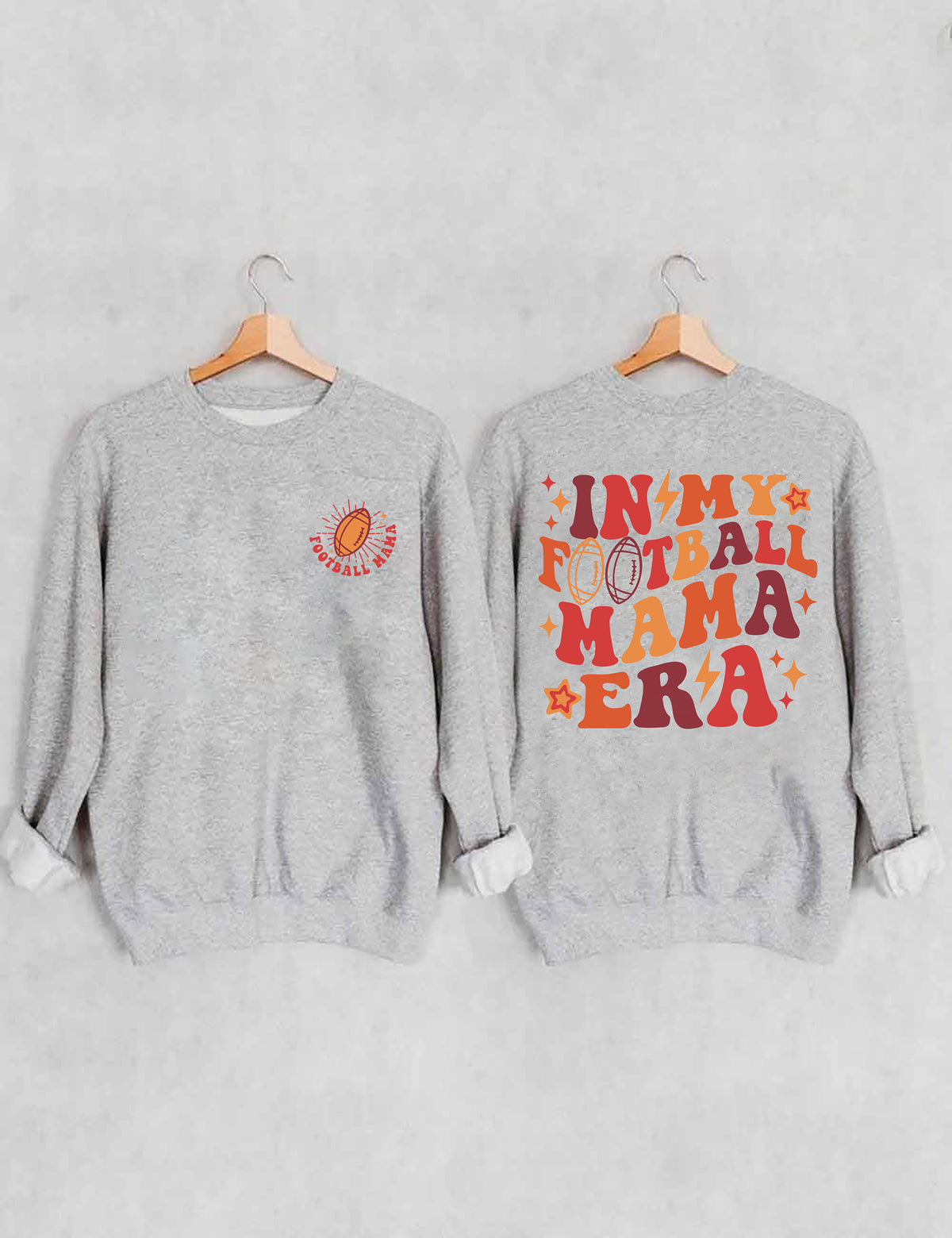 In meinem Fußball-Mama-Ära-Sweatshirt