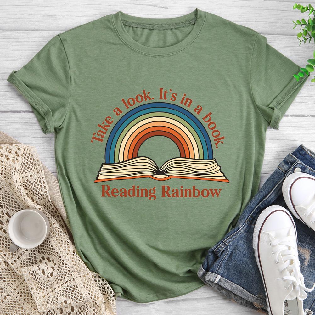 T-shirt Col Rond Reading Rainbow