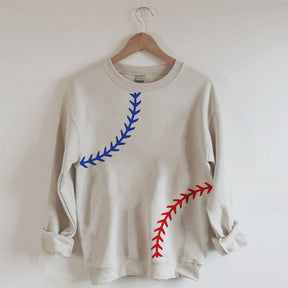 Baseball Print Sweatshirt