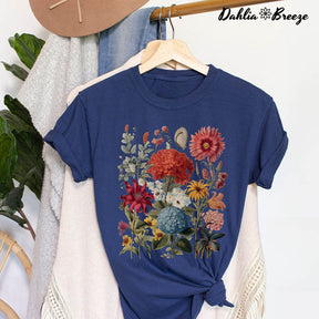 Boho Wildflowers Cottagecore T-shirt