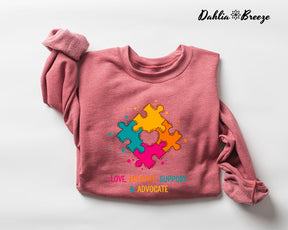 Cute Autism Teacher Sweatshirt