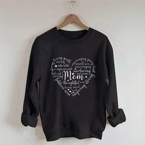 Mom Heart Sweatshirt