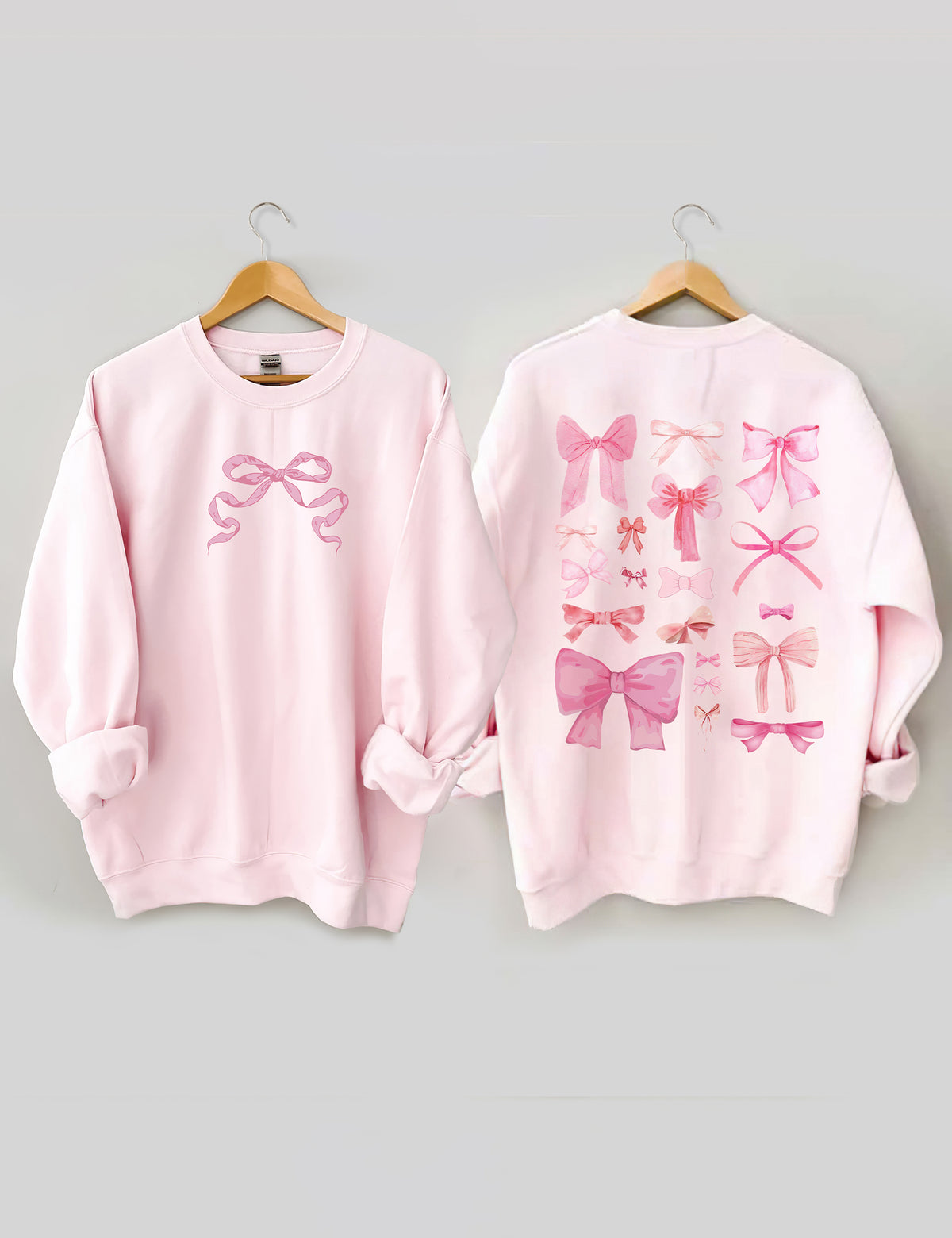 Pink Bow Cute Sweatshirt