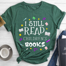 T-shirt Je lis encore des livres pour enfants