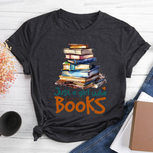 T-shirt Juste une fille qui aime les livres