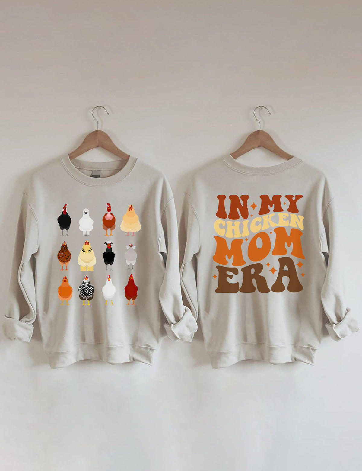 In meinem Chicken Mom Era Sweatshirt