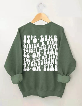 Sarcastic Mom Life Sweatshirt