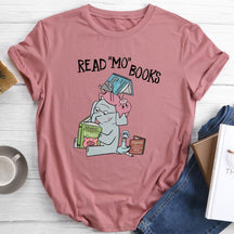 T-shirt à col rond Read Mo Books