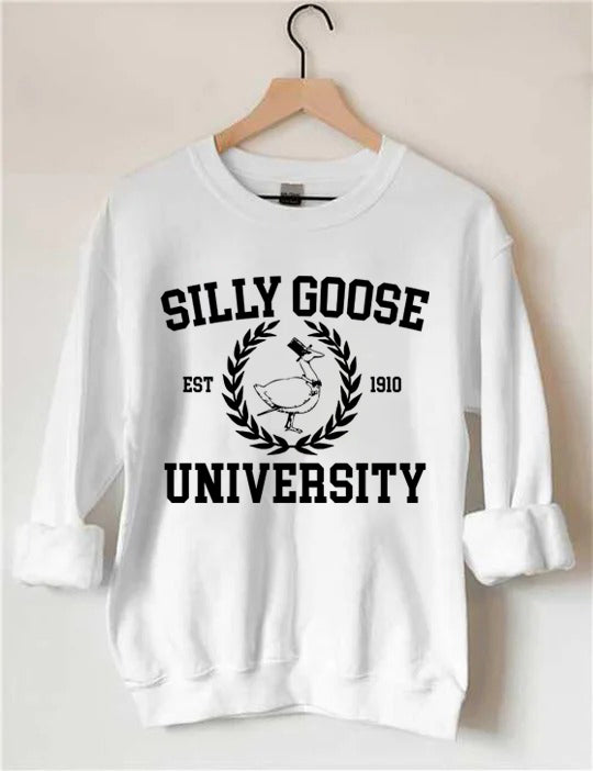 Sweat-shirt de l’Université Silly Goose 