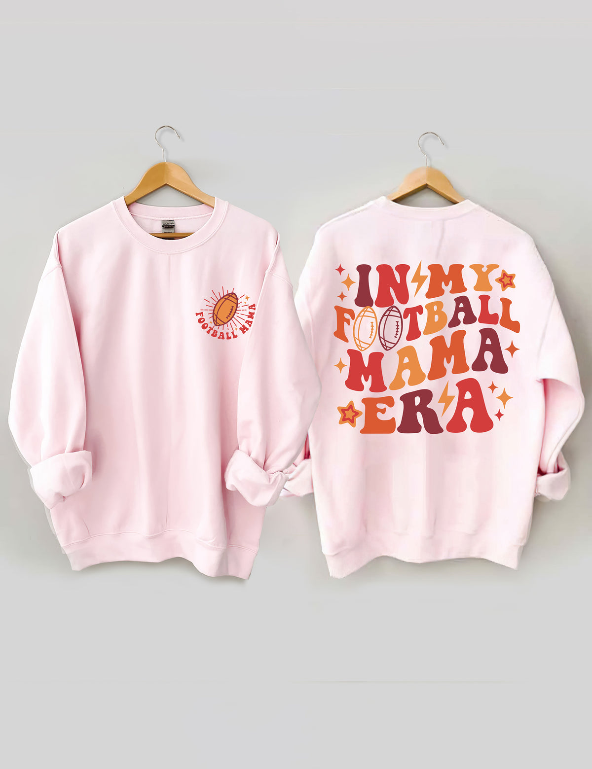 Dans mon sweat-shirt Football Mama Era