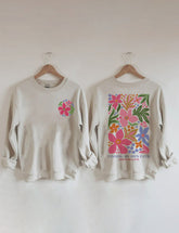 Finding My Own Path Flowers Sweatshirt