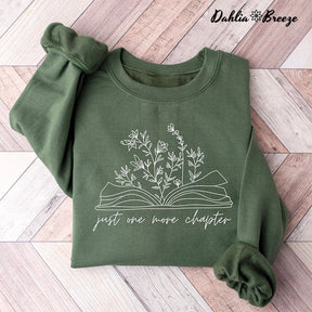 Just One More Chapter Bookish Crewneck Sweatshirt