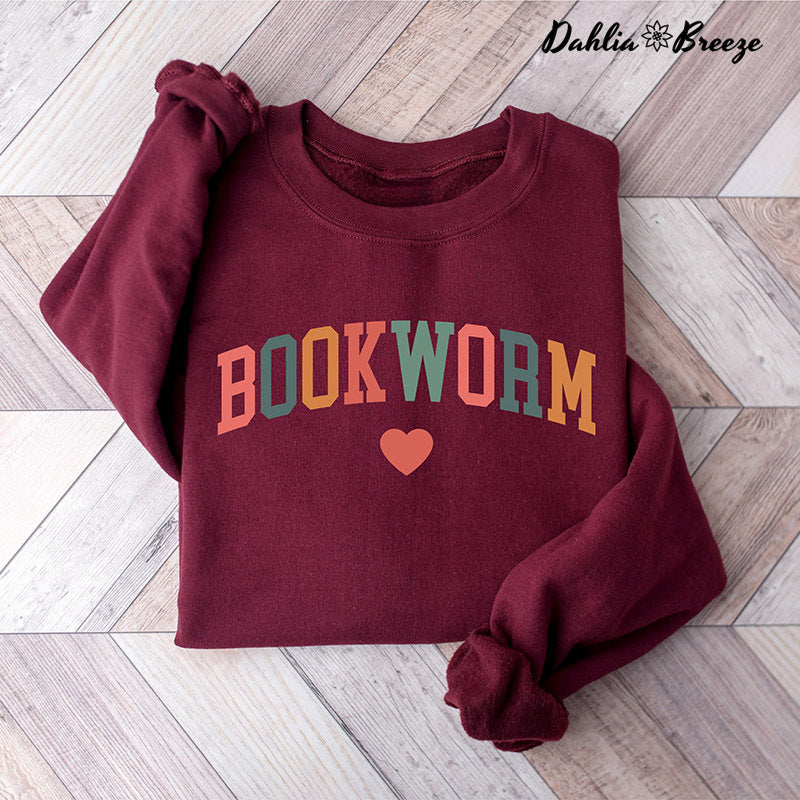 Bookworm Cute Teacher Books Lover Sweatshirt