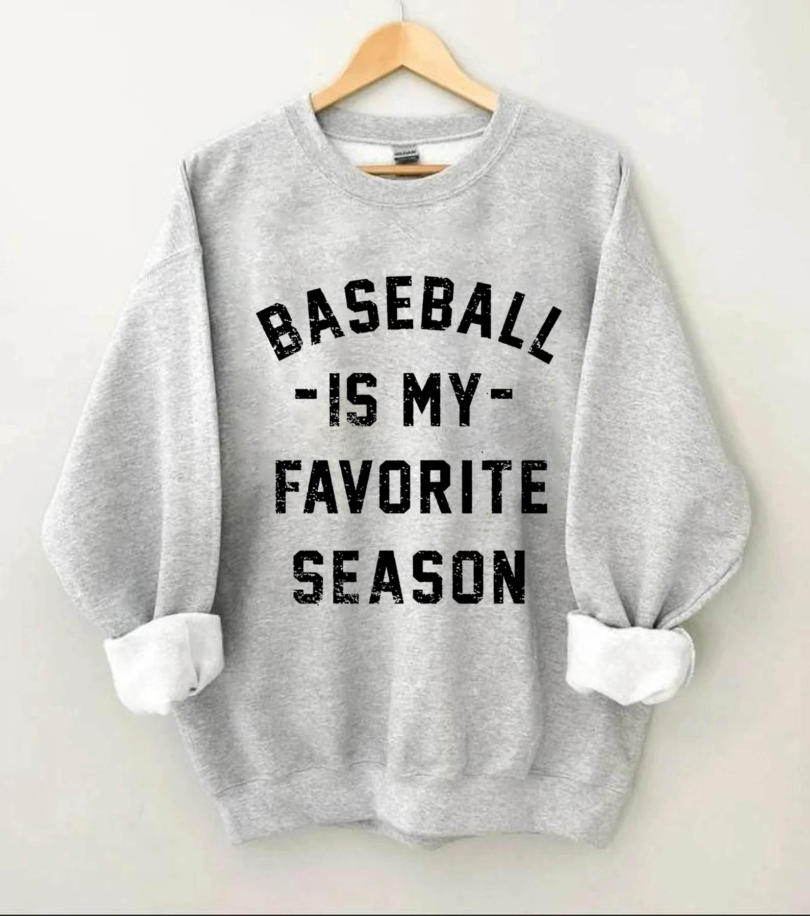 Le baseball est mon sweat-shirt de saison préféré 