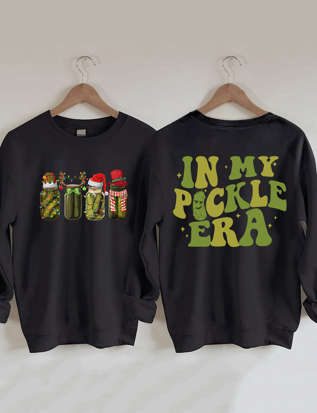 Dans mon sweat-shirt Pickle Era 