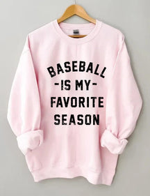 Baseball ist mein Lieblingssaison-Sweatshirt 