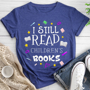 T-shirt Je lis encore des livres pour enfants