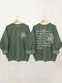 I Like Wildflowers Sweatshirt