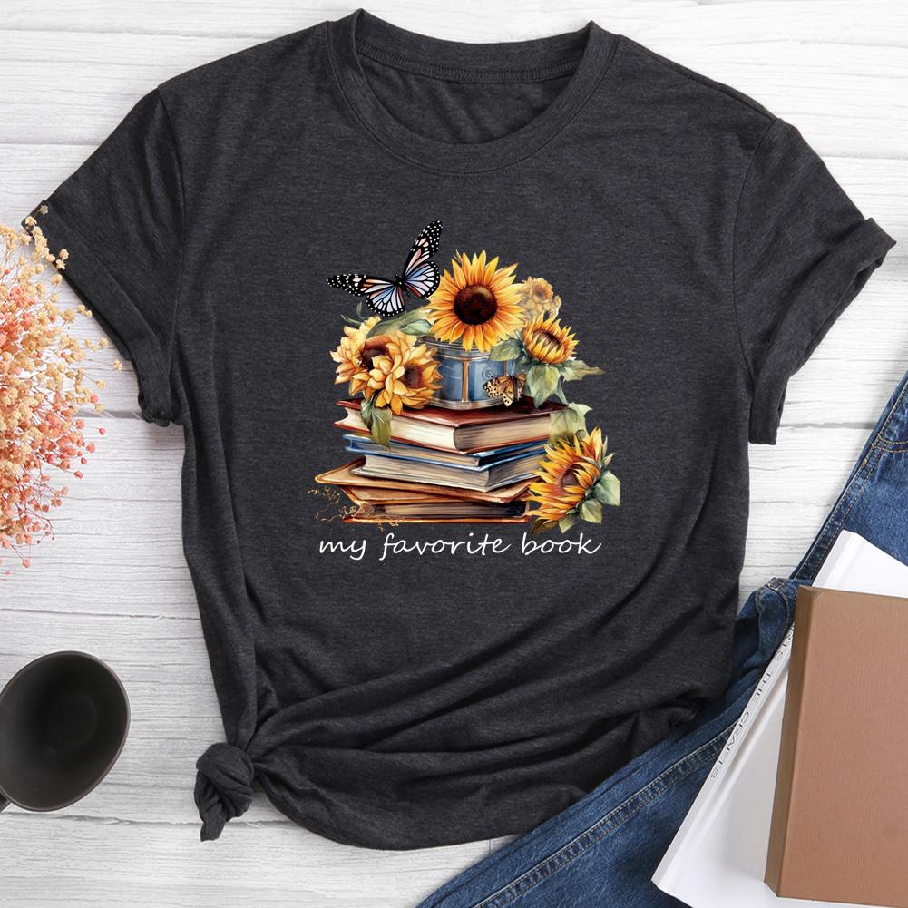 Mon livre préféré T-shirt col rond